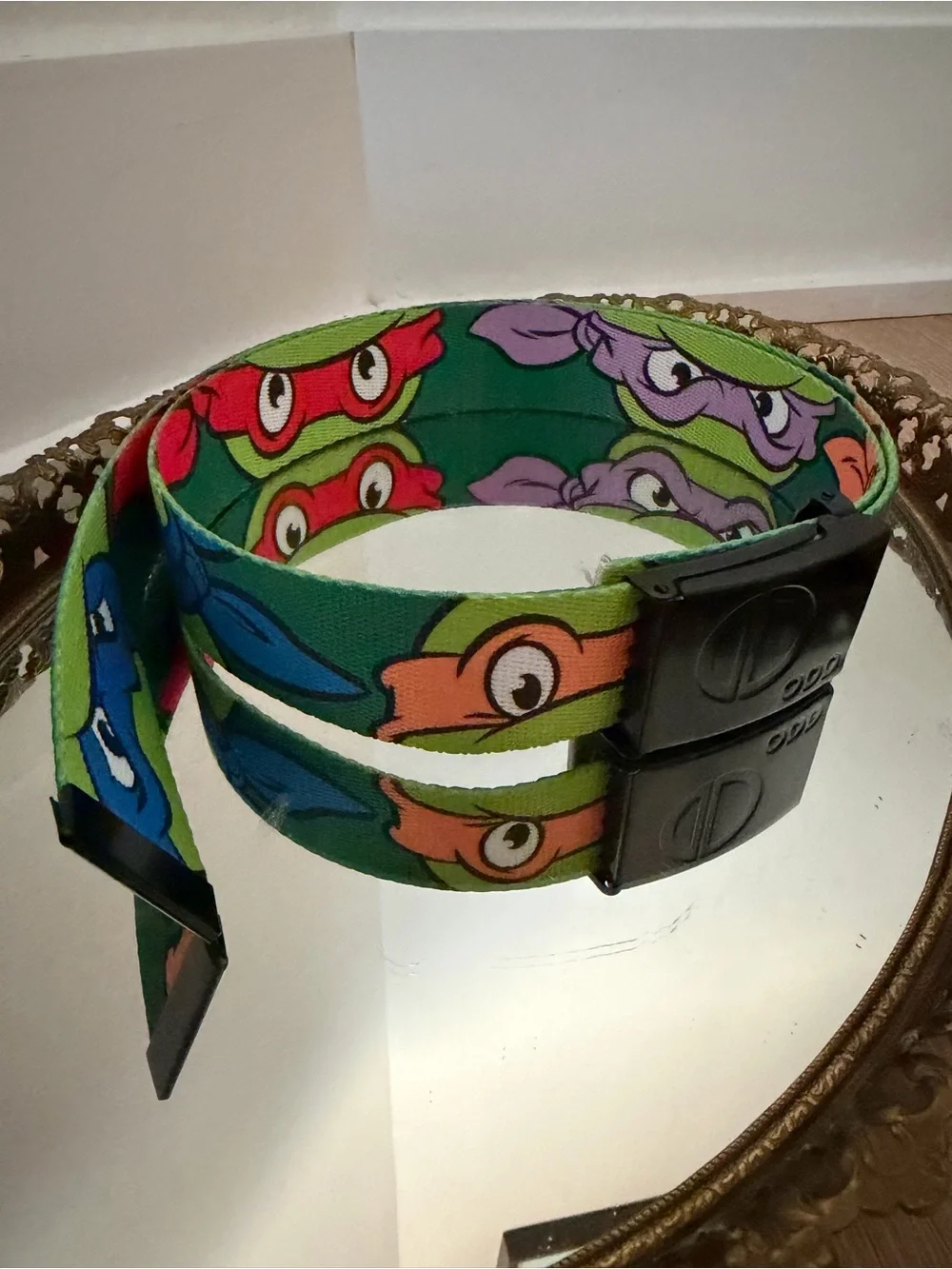 Odd Sox Teenage Mutant Ninja Turtles Adjustable Web Belt TMNT Green